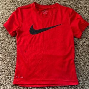 Nike Kids Red Short Sleeve Tee